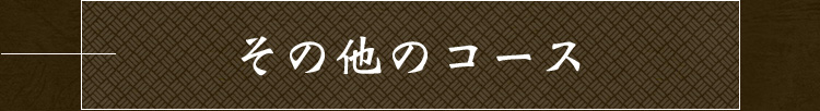 その他のコース